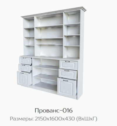 Буфет Прованс-016 Дуб канадский (ТЭКС)