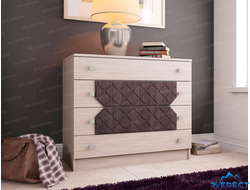 КОМОД "Николь" 875*770*440 (ясень шимо светлый/лиственница темная)