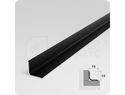 Алюминиевый внутренний уголок Лука УВО 04-27.2700.15 Черный