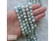 "Аквамарин" голубой берилл шары 6,2-6,4/10,3-10,5 мм, цена за нить 19 см