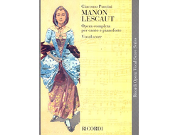 Puccini. Manon Lescaut Klavierauszug (it/en) brochiert