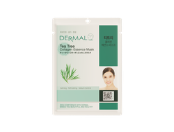Dermal Tea Tree Collagen Essence Mask / Dermal Тканевая маска с экстрактом чайного дерева и коллагеном (23 г)