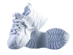 Женские кроссовки (белые) 1/6 Street shoes (21XG73B) - VSTOYS