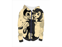 Толстовка 3Д Бенди и чернильная машина №9