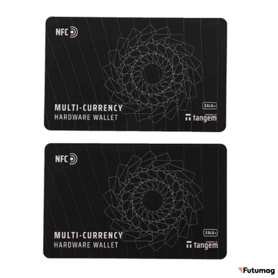 Криптовалютный кошелек Tangem Wallet набор из 2 карт