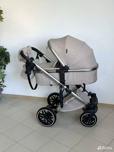 Детская коляска 3 в 1 Luxmom F2A Бежевый