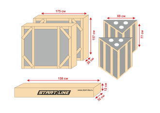 Стол теннисный антивандальный бетонный Start Line City Power Outdoor