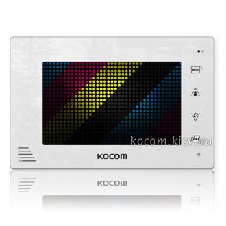 Комплект видеодомофона с памятью KCV-A374SD white + KC-MC20 black