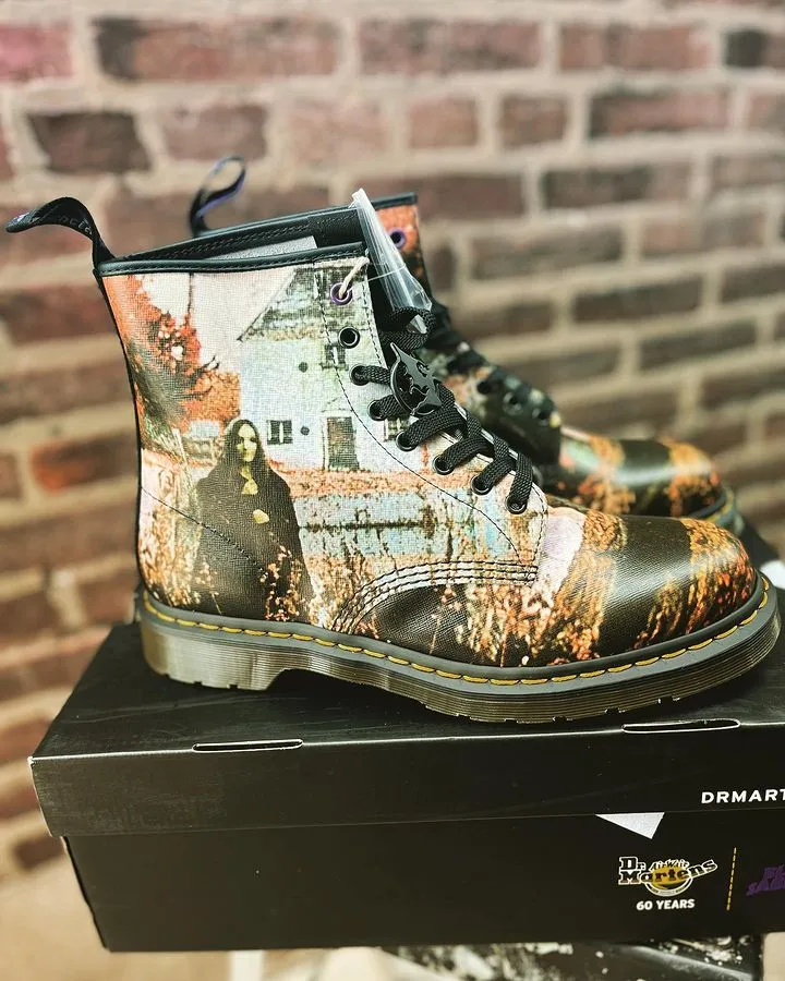 Ботинки DR. MARTENS 1460 Black Sabbath, коллаборация с британской рок-группой Black Sabbath