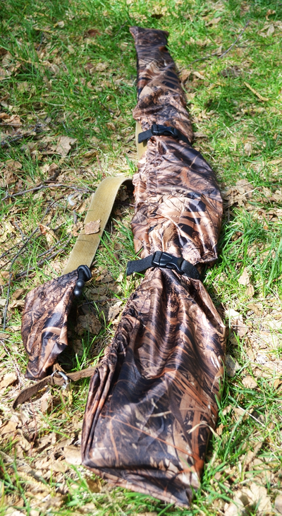 Быстросъёмный чехол на ружьё  "Лёгкий" с чехлом на ремень оружия