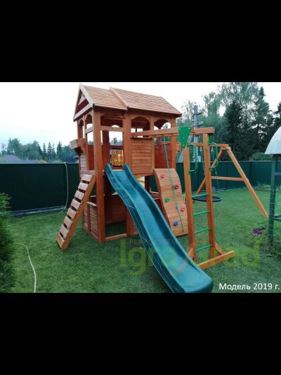Детская площадка IgraGrad Клубный домик 3 с трубой