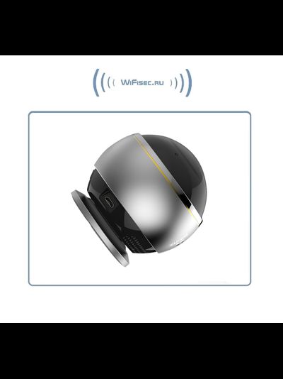 EZVIZ Mini Pano панорамная 360 градусов WiFi (2.4/5 Ггц) видеокамера с DVR, Full HD