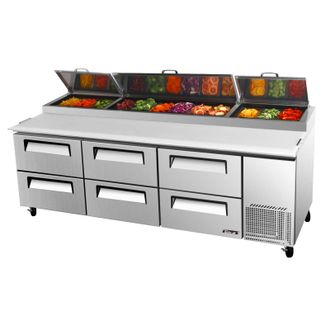 Холодильный стол для пиццы CTPR-93-2D-6, Turbo Air