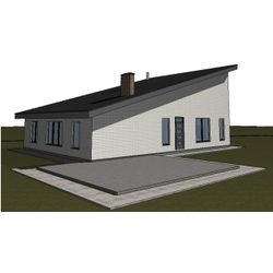 Двухэтажный дом с четырьмя спальнями 193м² (S58)