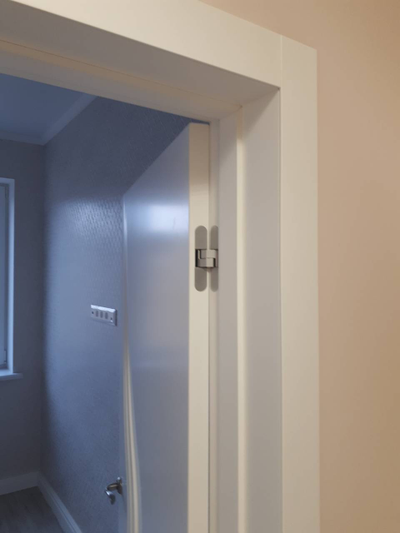 PORTE RICHI (Беларусь). АРБАТ, МОДЕЛЬ ЛЧ12 (Л11), ЭМАЛЬ БЕЛАЯ. ПОЛОТНО ГЛУХОЕ с 3D ФРЕЗЕРОВКОЙ