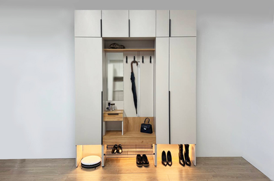 Прихожая БАСКО - Прихожая Кашемир/Дуб Крафт золотой