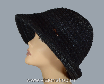 Vizio Италия 6484 F 1 черная шляпа с полями цвет 9 фото