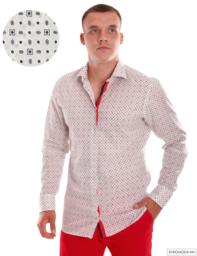 Рубашка мужская Рато-SF04C2 раз. вор.39/ 48 RU (Акция)