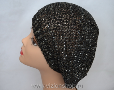 Берет черный летний Vizio Италия 4633