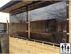 Гибкие окна для террасы