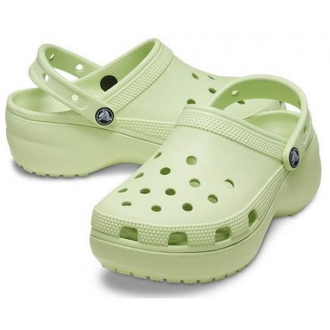 Light green crocs store