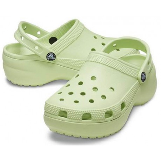 CROCS CLASSIC PLATFORM CLOG СВЕТЛО-ЗЕЛЕНЫЕ