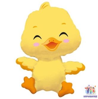 Шар Утёнок  85 см ( Шар + гелий+ лента)