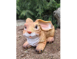 Кашпо Зайчик Пушистик 16*24см   0,7кг   полистоун Россия  947//011018