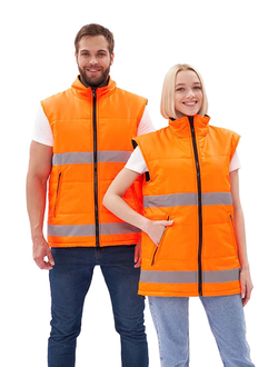 Жилет утепленный "Nordwig-Rapid" ОРАНЖЕВЫЙ с СОП