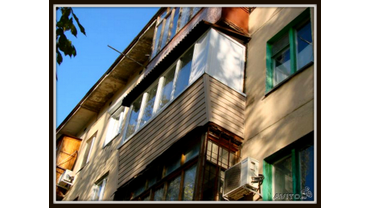 Остекление балкона лоджии в Волжском