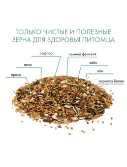 Fiory (Фиори) ORO MIX Cocory корм для волнистых попугаев, 400 г