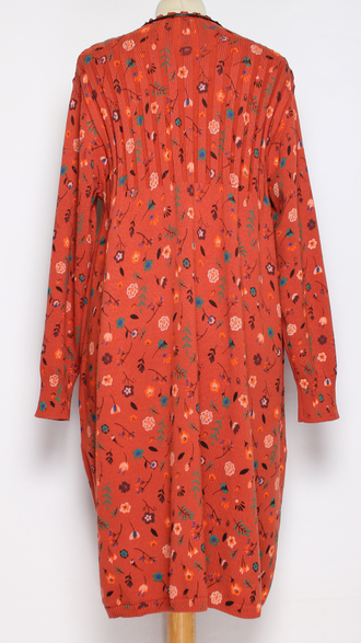 ПЛАТЬЕ БОХО хлопок "ПРОВАНС" коралл, джинс, шоколад р.46-54