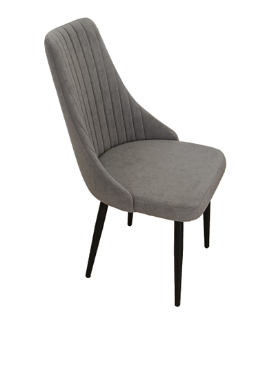 Стул КАРИНА /черный каркас/ UITRA GREY (Room)