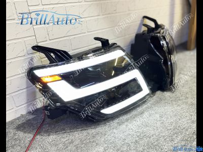 Фары Mitsubishi Pajero 4 2006-2025 тюнинг 4 линзы