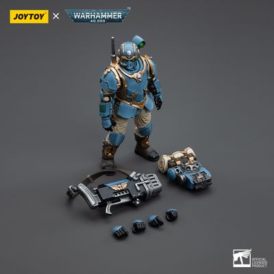 Имперская гвардия - Отпрыски Темпестус - 55-й полк Каппа-Орлов (Warhammer 40k) - КОЛЛЕКЦИОННАЯ ФИГУРКА 1/18 Astra Militarum Tempestus Scions Squad 55th Kappic Eagles Plasma Gunner (JT5048) - JOYTOY