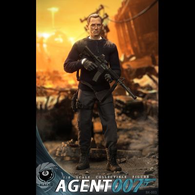 Джеймс Бонд (Дэниел Крейг, "Не время умирать") - КОЛЛЕКЦИОННАЯ ФИГУРКА 1/6 Agent 007 (BK-003) - BLACK 8 STUDIO