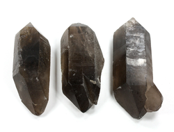 Кварц дымчатый, раухтопаз, кристалл двухголовик в ассортименте, Бразилия (52-58 мм, 26-34 г) №35770