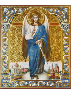 Ангел-Хранитель. Рукописная икона.