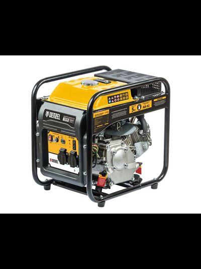 Инверторный генератор Denzel GT-3500iF, 3,5 кВт, 230 В, бак 5 л, открытый корпус 94705