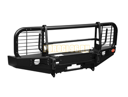 Передний силовой бампер серии Трофи на Land Rover Defender I 1983-2016 (02.211.13)