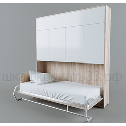 Горизонтальная кровать "Combo" Шкаф