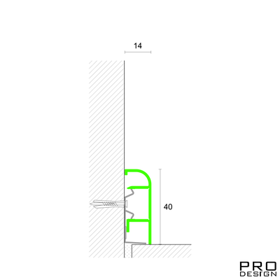 Заглушки из ПВХ для плинтуса Profilpas серия 97 пара