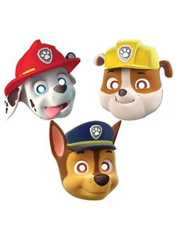 Маска Щенячий Патруль бум 8шт