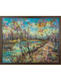 Пейзаж Заколдованное озеро Круглова Светлана