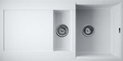 Мойка OMOIKIRI SAKAIME 100-2-WH