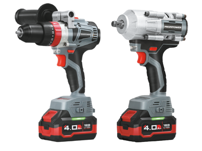 Аккумуляторный бесщеточный НАБОР 2в1 ProfiSet-2С18