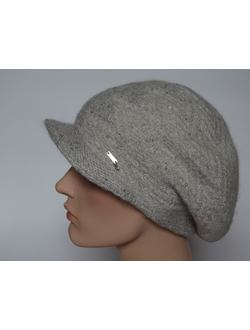 Серая женская кепка зимняя Vizio Италия Viozeb фото