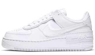 Nike Air Force 1 Low Shadow white (белые)