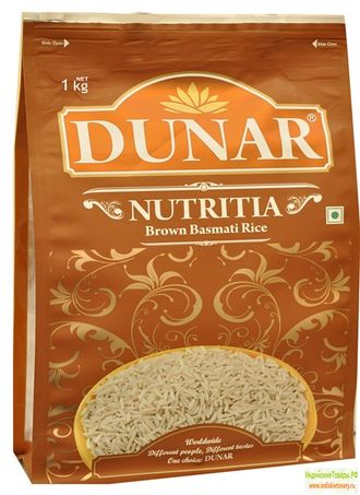 Рис Басмати "НУТРИЦИА DUNAR", ИНДИЯ; Basmati Rice "Nutritia Dunar", 1000 гр