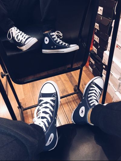 Кеды Converse All Star высокие синие мужские